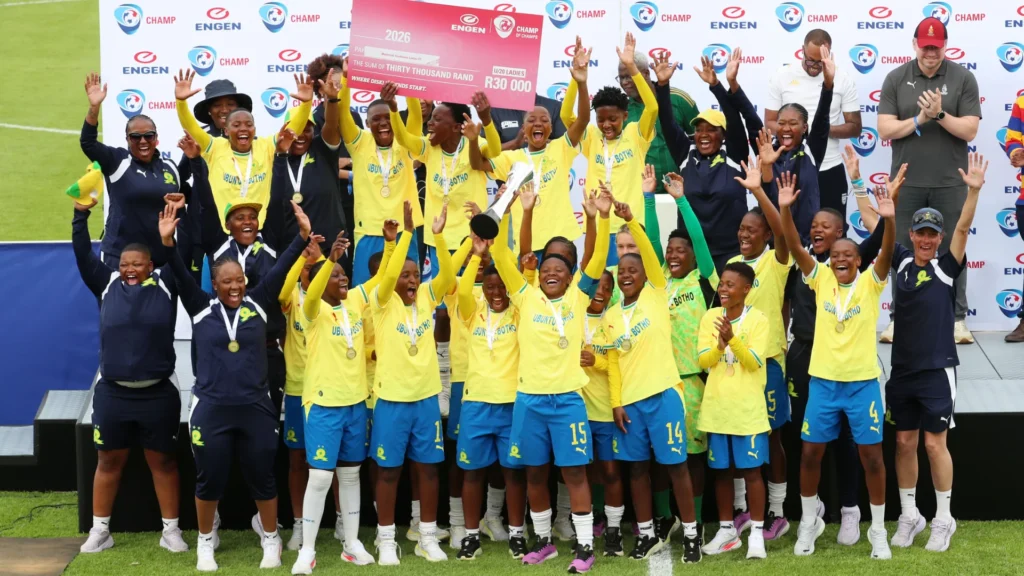 KAIZER CHIEFS AND SUNDOWNS LADIES CROWNED THE 2026 ENGEN CHAMP OF CHAMPS